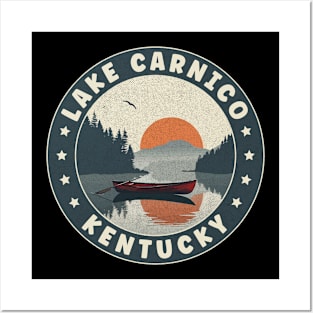 Lake Carnico Kentucky Sunset Posters and Art